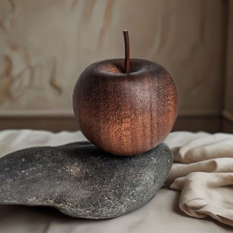 Home Fragrance Oils - 1PCS Of Wooden Apple Shaped Essential