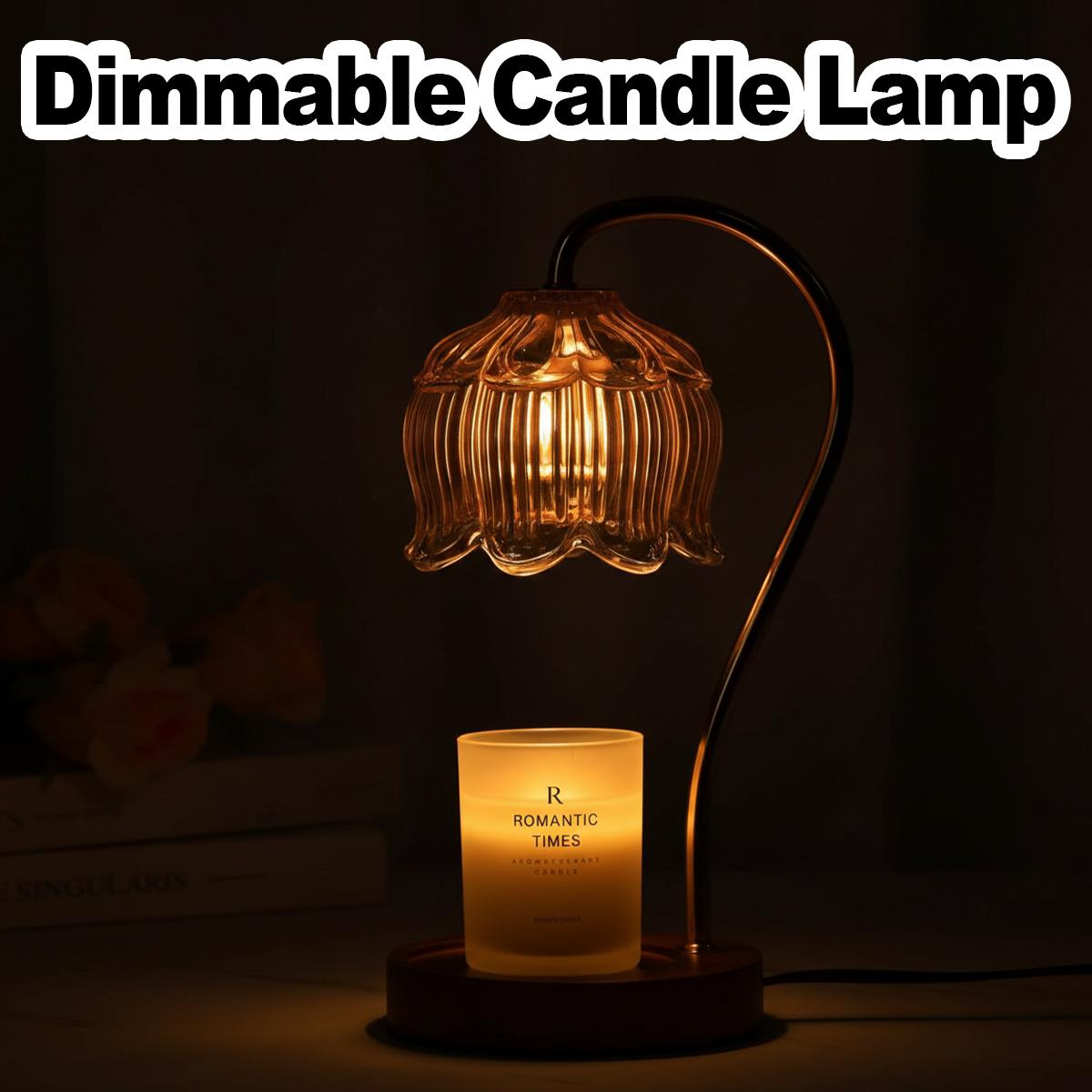 Home Fragrance Lamp - Candle Warmer Lamp With Timer Lotus