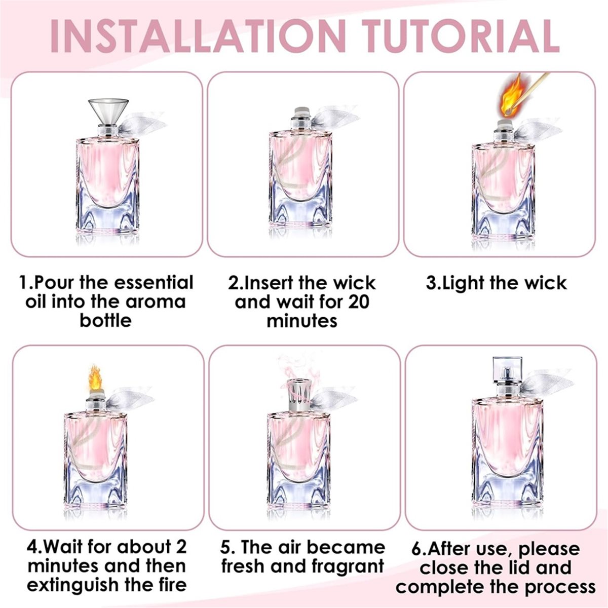 828 Mega Sale 3Pcs 18mm Oil La - Home Fragrance Lamp review and price