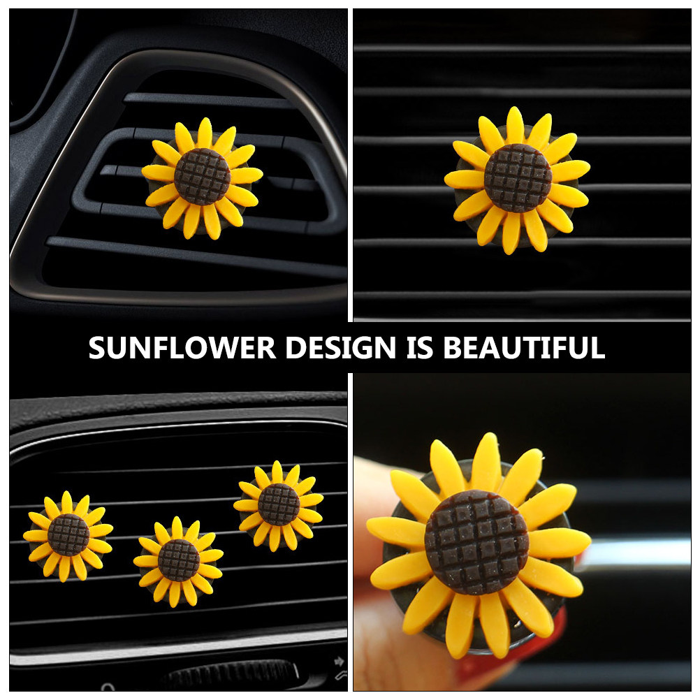 2Pcs Sunflower Car Aromatherap - Home Fragrance M&S Disinfectant Hack review and price