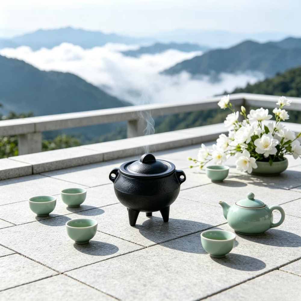 Mini Cast Iron Cauldron Incens - Home Fragrance Miniso review and price