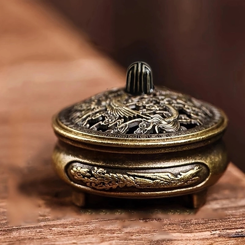 Antique Brass Pocket Incense B - Home Fragrance Miniso review and price
