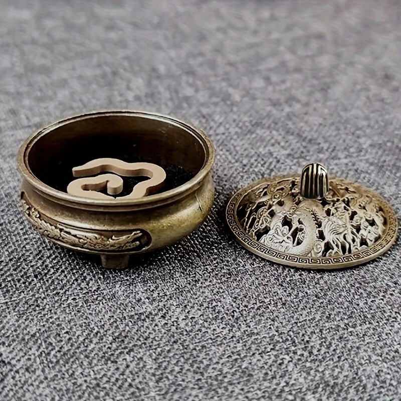 Antique Brass Pocket Incense B - Home Fragrance Miniso review and price