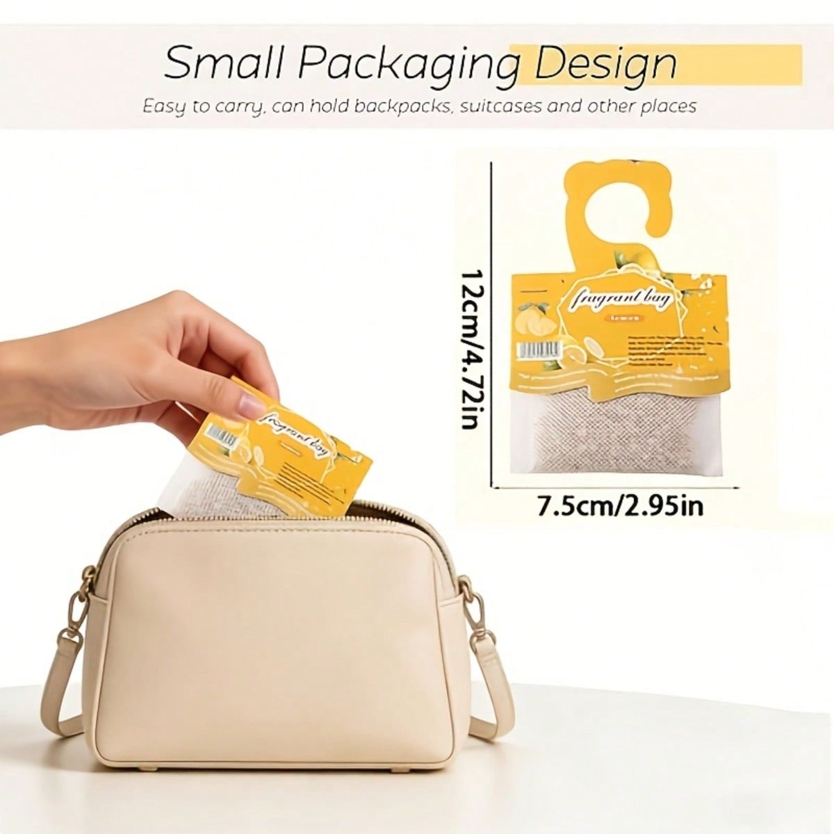 Hanging Lemon Scented Sachets, - Home Fragrance M&S Disinfectant Hack review and price