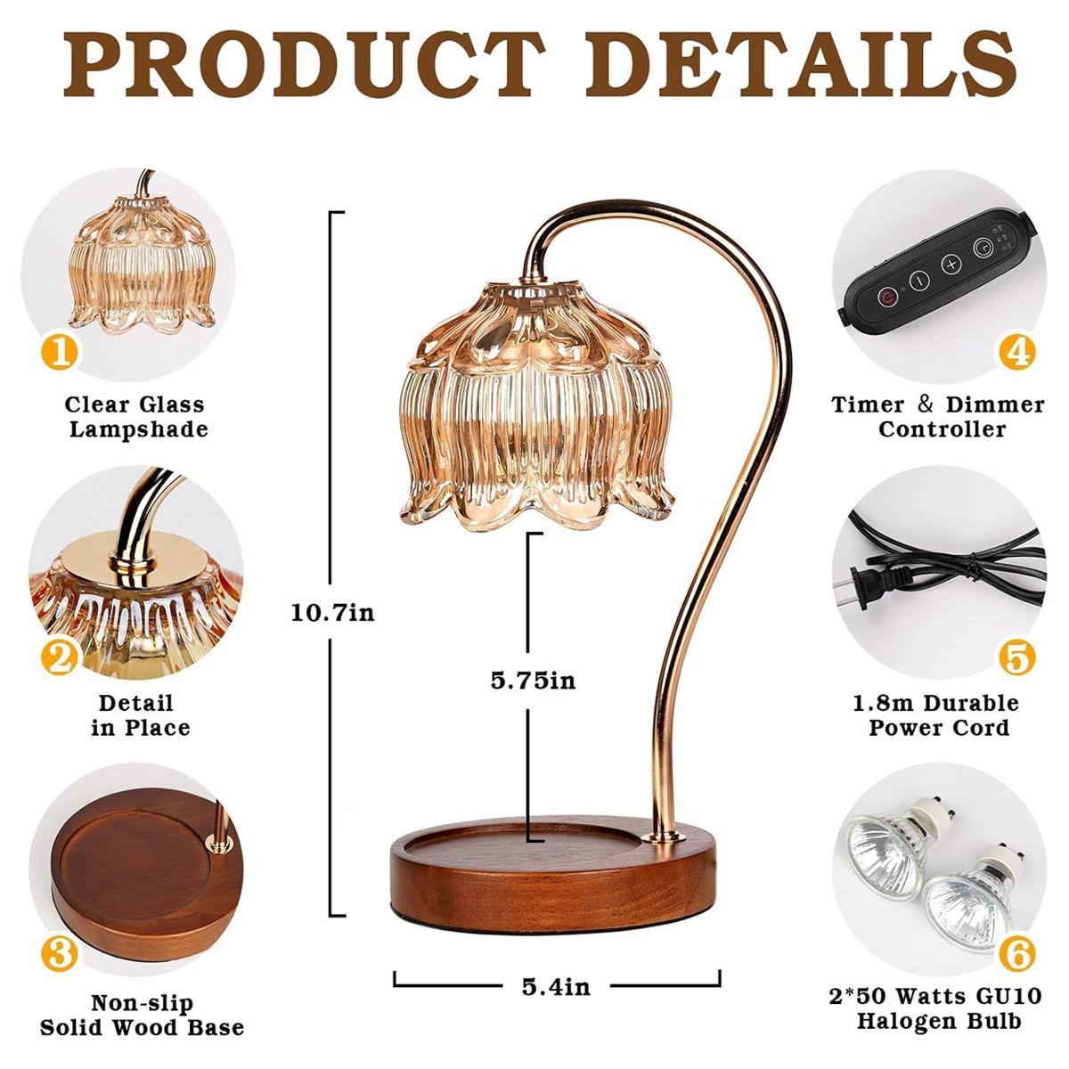 Candle Warmer Lamp With Timer  - Home Fragrance Lamp review and price
