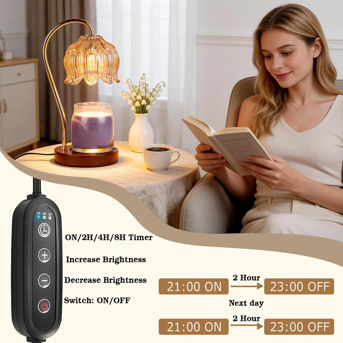 Candle Warmer Lamp With Timer  - Home Fragrance Lamp review and price