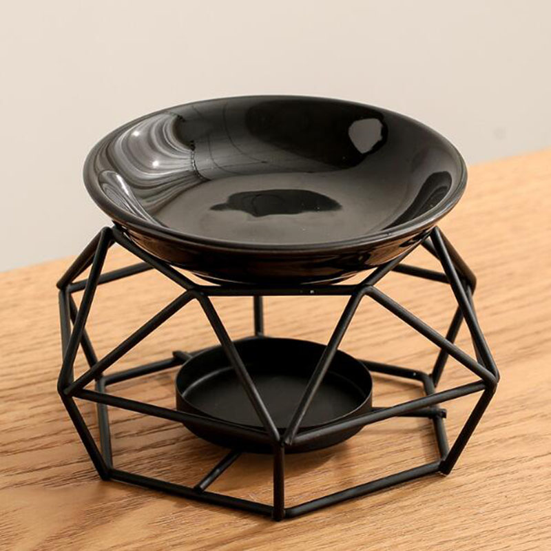 Ceramic Bowl Iron Rack Black C - Home Fragrance Lamp review and price