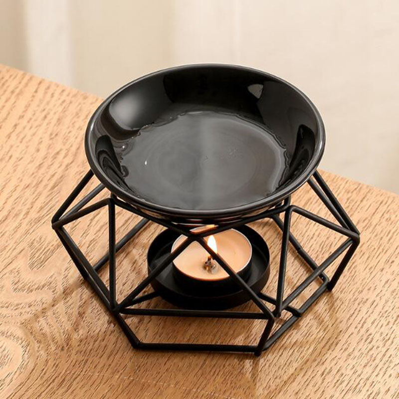 Ceramic Bowl Iron Rack Black C - Home Fragrance Lamp review and price