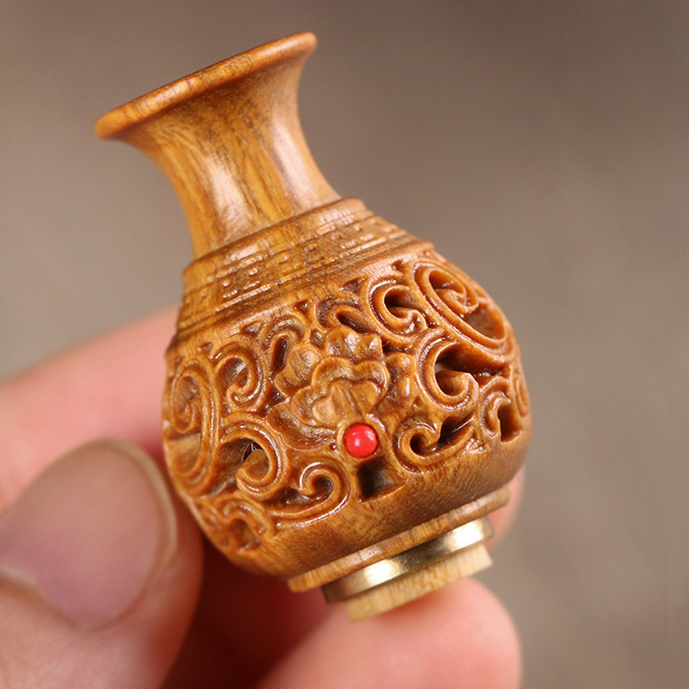 Natural Sandalwood Carved Vase - Aroma Bead Sachet review and price